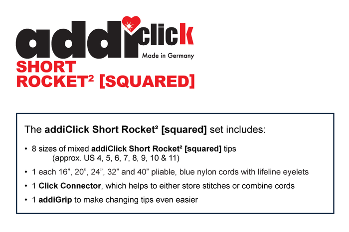 Addi - Click Short Rocket Squared Set PRE-ORDER