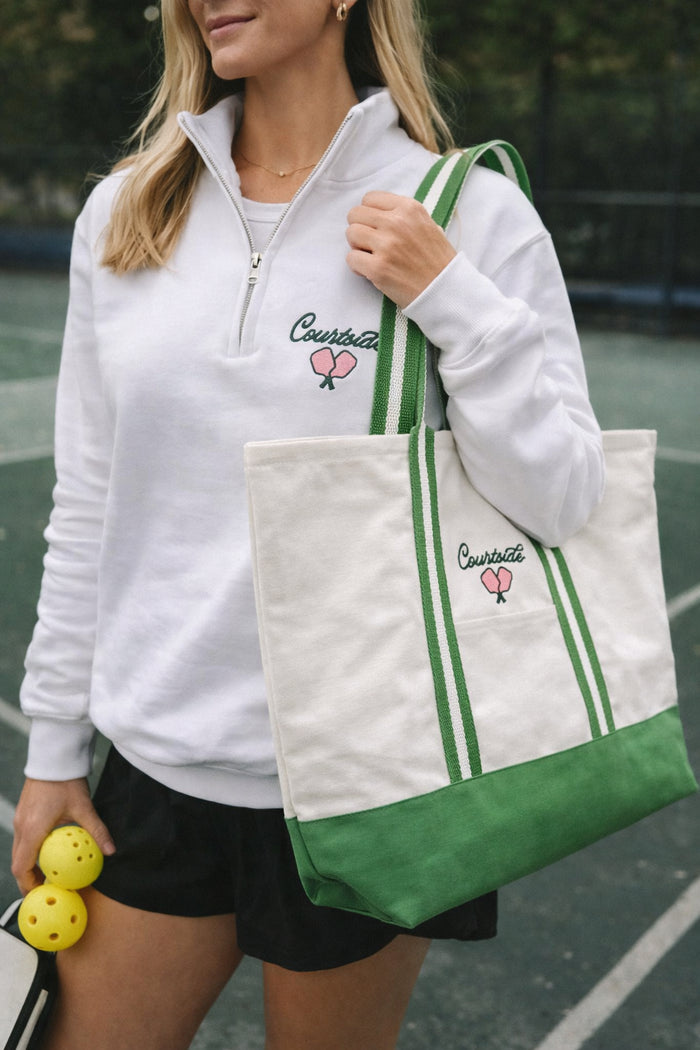 Courtside Pickleball Tote Bag - Lifestyle