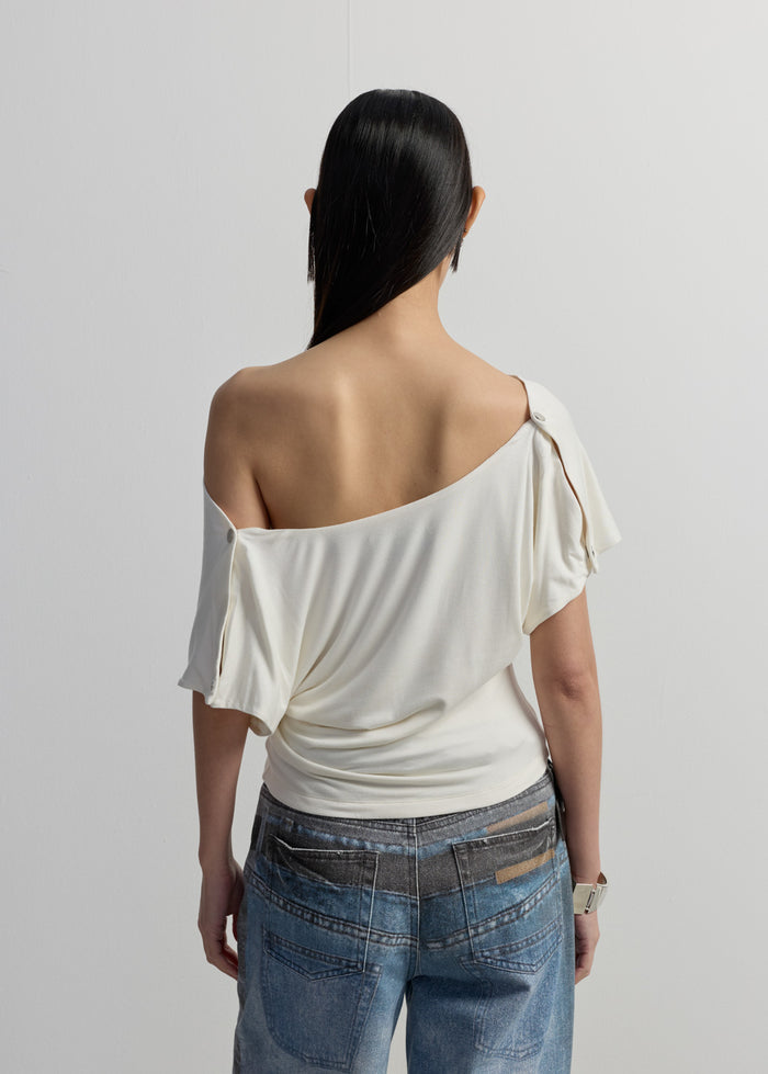 COWL NECK BLOUSE