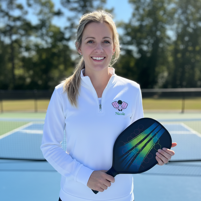 Custom Embroidered Quarter-Zip / Half-Zip — Your Logo or Name