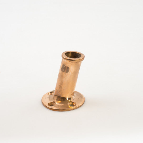 Davey and Co. Flag Staff Socket Gunmetal Raked 3/4"