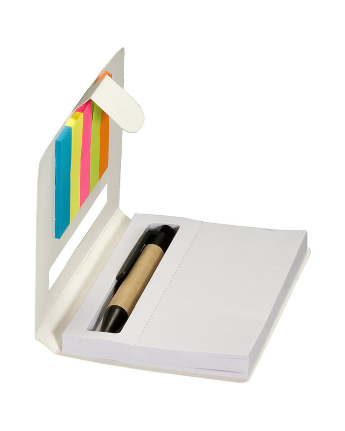 Eco Stowaway Sticky Jotter With Pen