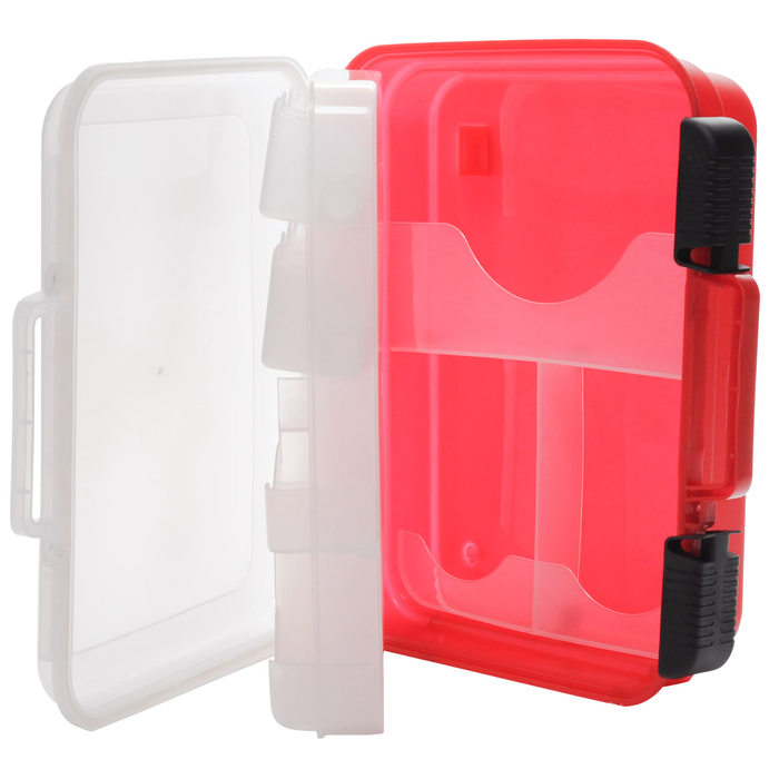 Empty First Aid Box Plastic With Dividers & Bins