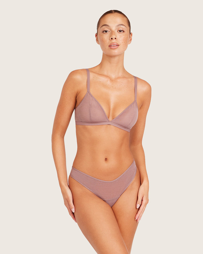 FreeMesh G-String - Mauve