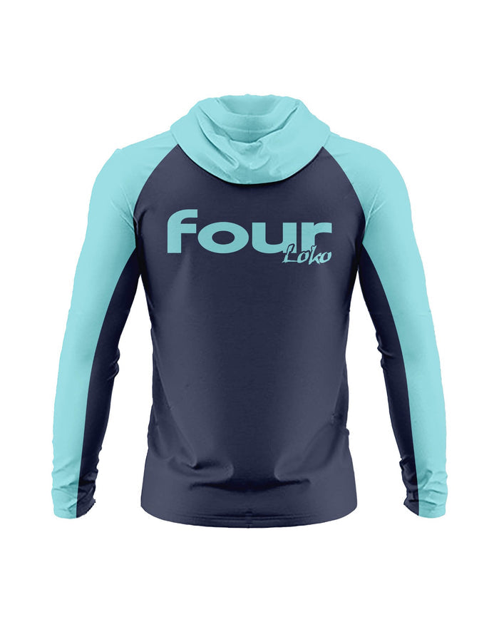 HOLYLANDS 2025 - Mint/Navy Snood Hoodie