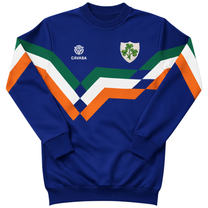 Ireland Navy 80s Inspired Sweatshirt