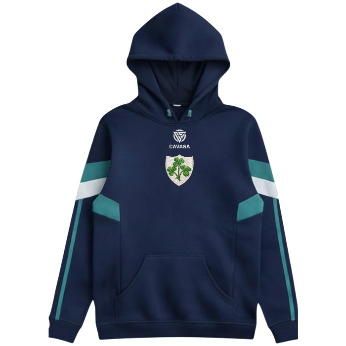 Ireland Rugby Navy 80s Inspired hoodie