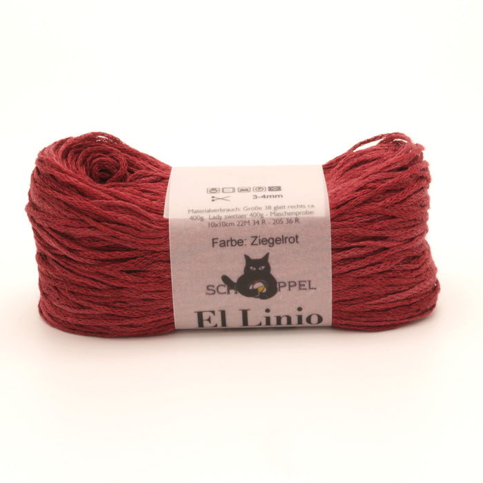 S / Schoppel Wolle - El Linio / Ziegelrot Brick Red 2273