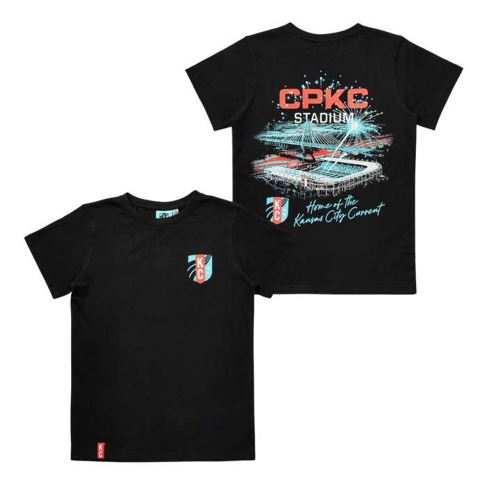 KC Current Unisex CPKC Stadium Fireworks T-Shirt