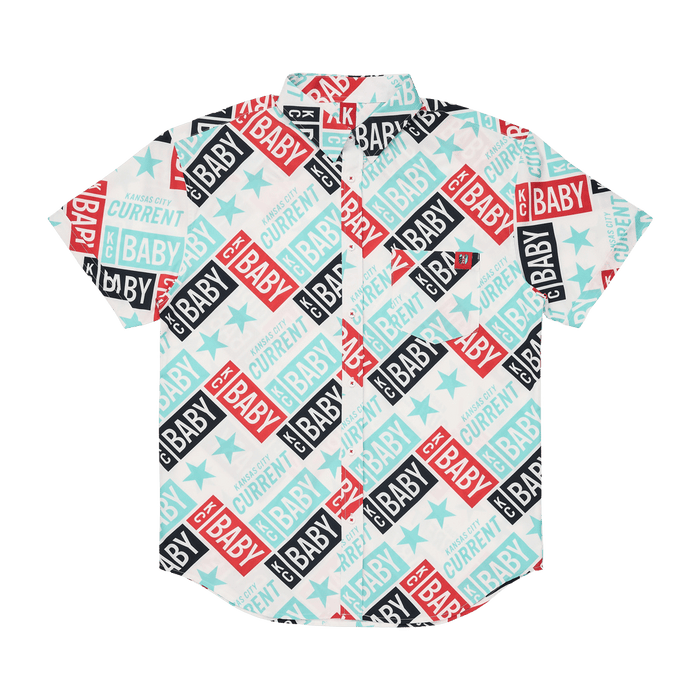 KC Current Unisex KC Baby Logod Button Up
