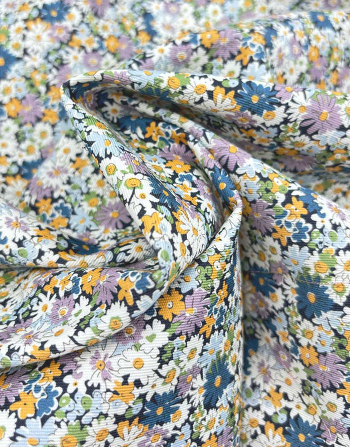 Liberty Fabrics Bourneville Cotton Drill Fabric, Libby A