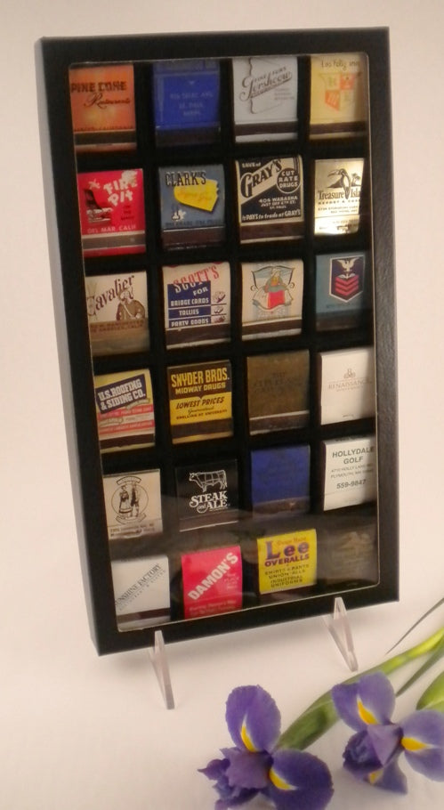 Matchbook Display Case, 24-space 20-Strike - Matchbook Displays - Hobby Master - hobbymasterstore