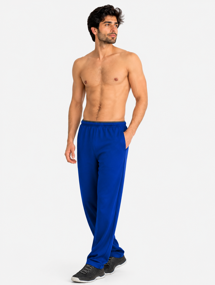 Men's Premium Fleece Cotton Trouser Relaxed Fit (Royal Blue) - Hinz Clothing