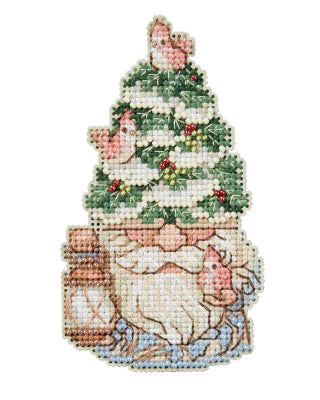 Mill Hill 2023 Jim Shore Evergreen Gnome Cross Stitch Kit JS202312