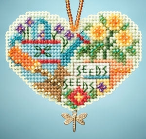 Mill Hill Love Gardening Charmed Ornament Cross Stitch Kit MH163103