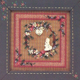 Mill Hill Spring Wreath Cross Stitch Kit 1996 Buttons & Beads MHCB80