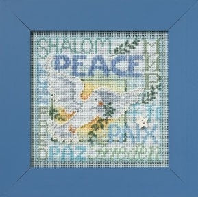 Mill Hill World Peace Cross Stitch Kit 2012 Buttons & Beads MH142304