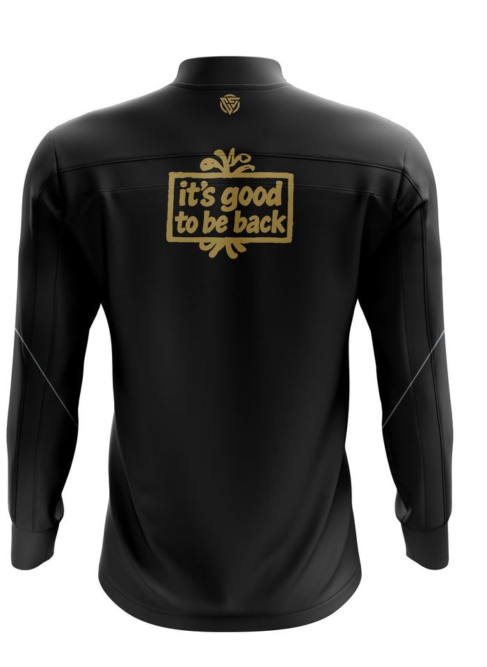 Oasis Inspired MAYO BLACK/GOLD “Live Forever” Track top