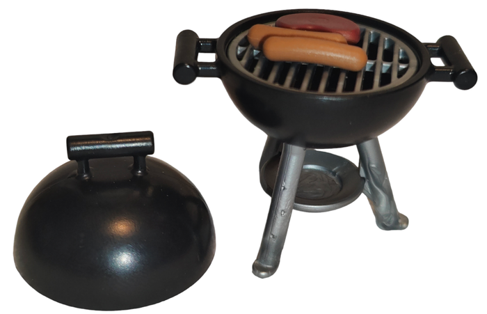 Playmobil 30 25 5810 & 30 51 3800 & 30 61 6580 & 30 88 1222 Black Spherical Barbecue