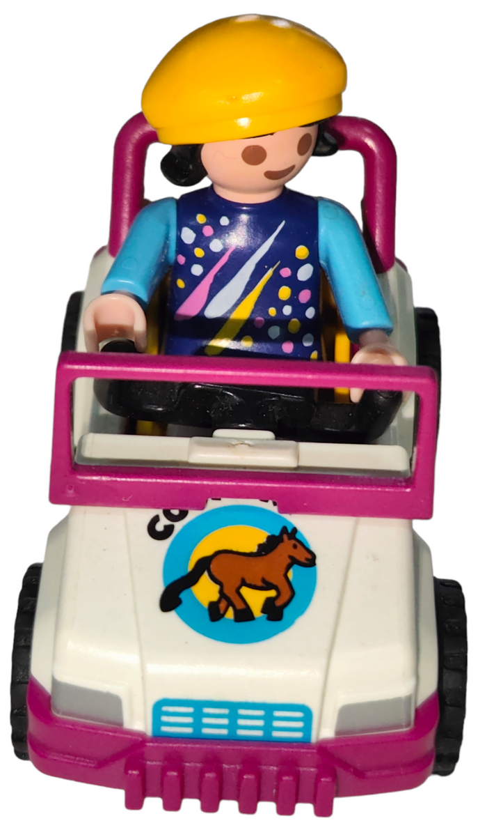 Playmobil 3067 child in off-road vehicle jeep