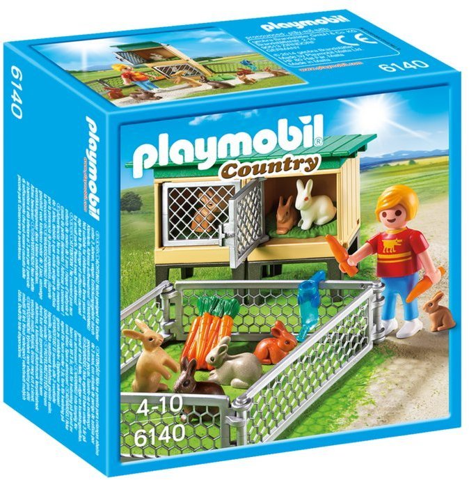 Playmobil 6140 Rabbit Pen with Hutch - BOXED