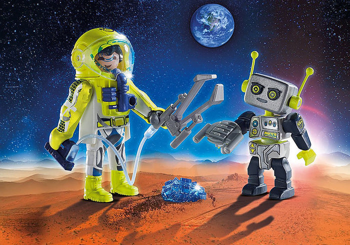 Playmobil 9492 astronaut and robot