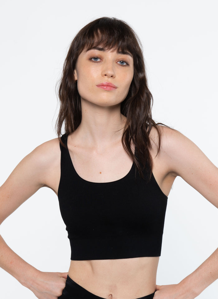 Racer Crop – Black | Nat'v Basics