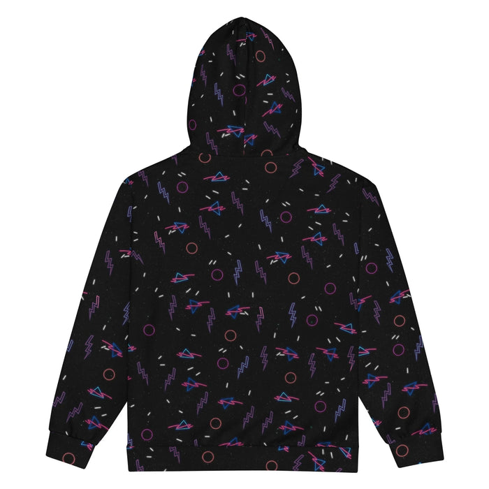 Retro Arcade Carpet Zip-Up Hoodie - Shirtwascash