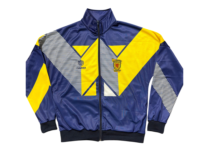 Scotland Tartan Army Retro 1991 Inspired Track Top