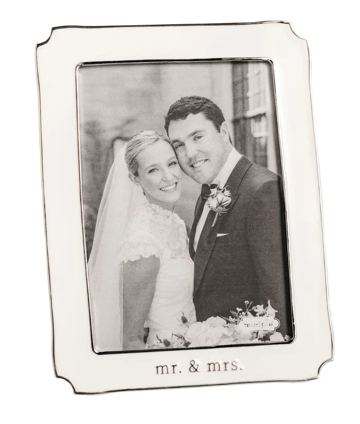Small Mr. & Mrs. Enamel Frame