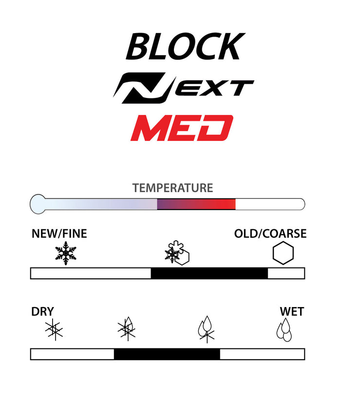 A product picture of the STAR NEXT MED Fluoro-Free Racing Wool-Apply BLOCK (-3C/-8C) | 28g