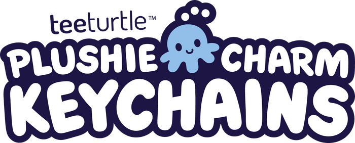 The logo for TeeTurtle's TeeTurtle Panda Plushie Charm Keychain keychains.