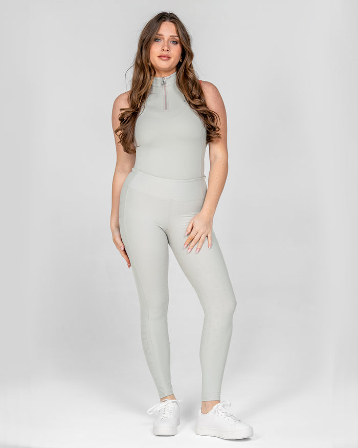 Tide Sleeveless Training Top - Shell Grey