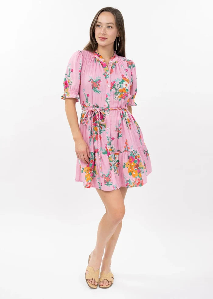 Uncle Frank Dress Floral Gauze