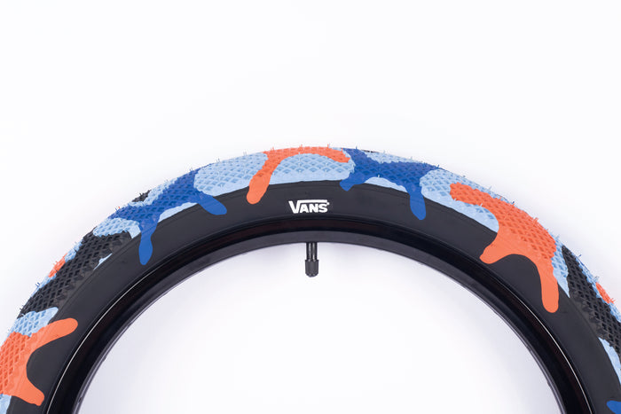 Vans x Cult Tire 20" / blue orange camo (single)