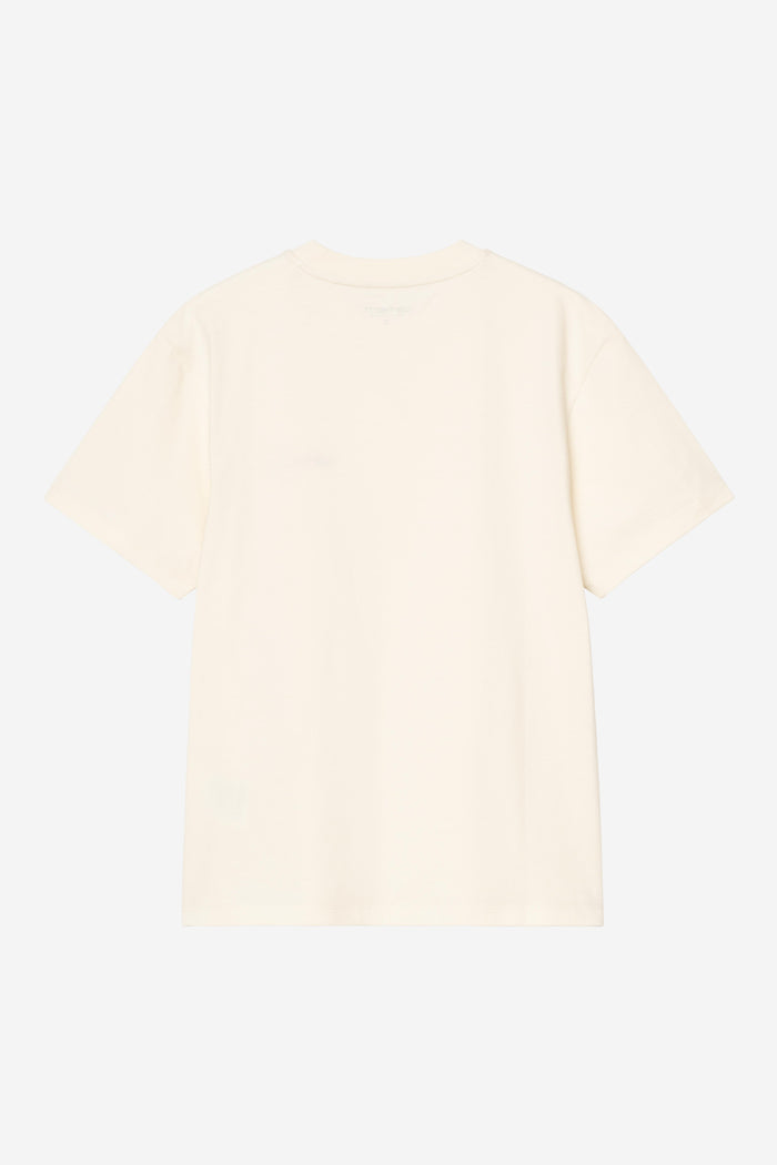 W S/S Script Embroidery T-S