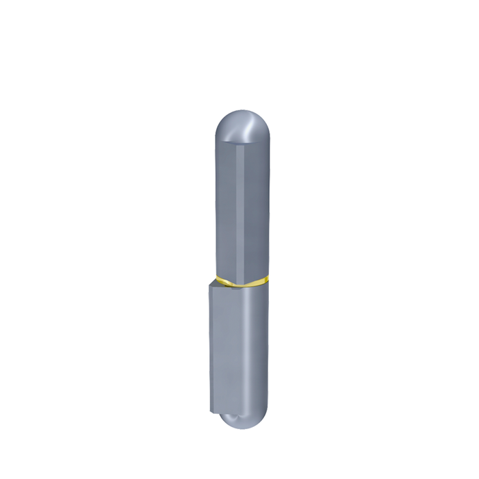 Aluminum weld-on hinge