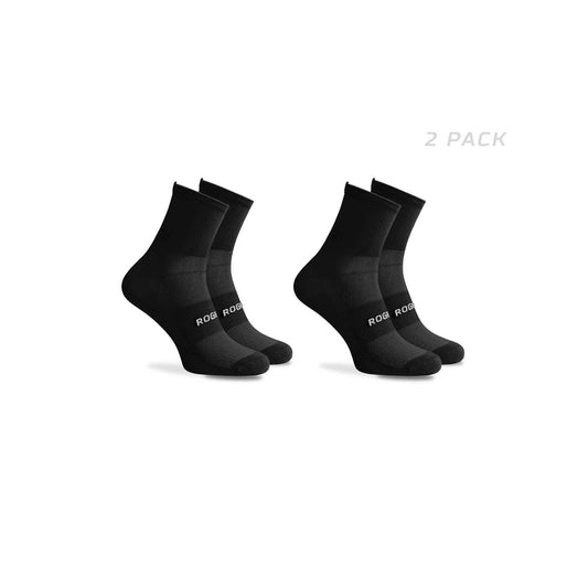 Rogelli Essential 2-pack fietssokken zwart.