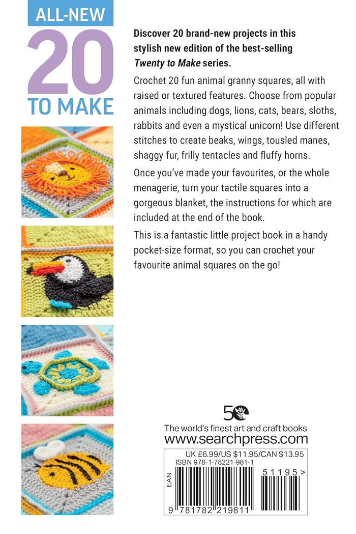 20 Animal Granny Squares to Make by Sarah-Jane Hicks
