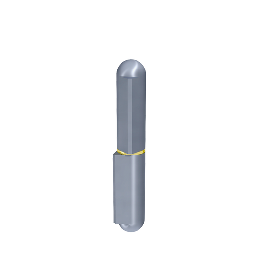 Aluminum weld-on hinge