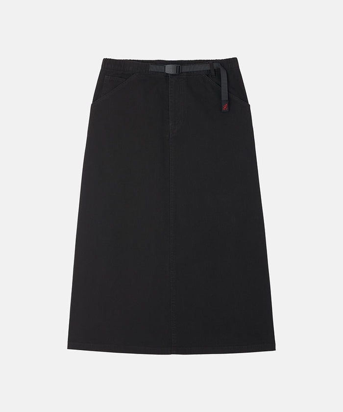 Black Gramicci 5-Pocket Skirt against a light-tone background.