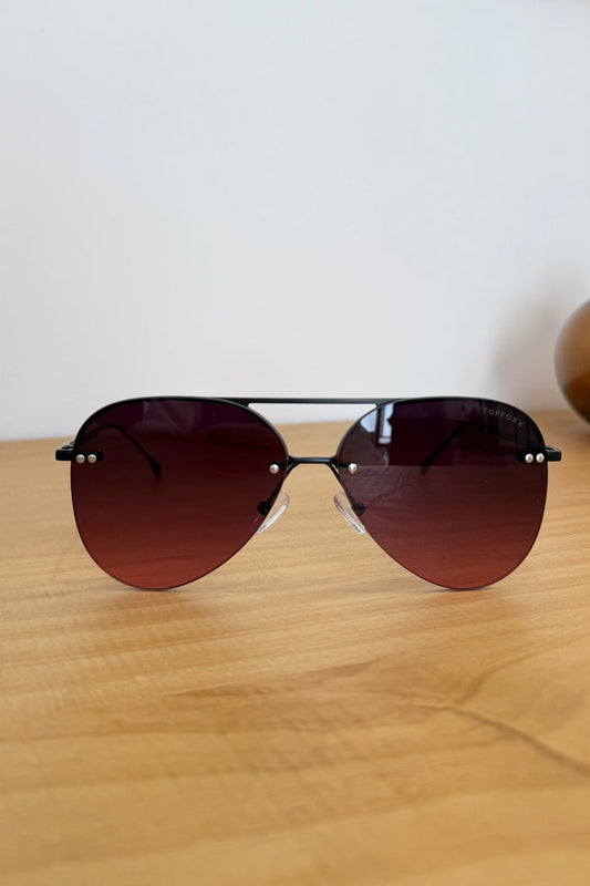 aviator silhouette sunglasses