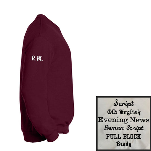 Additional Embroidery Customization - Right Sleeve