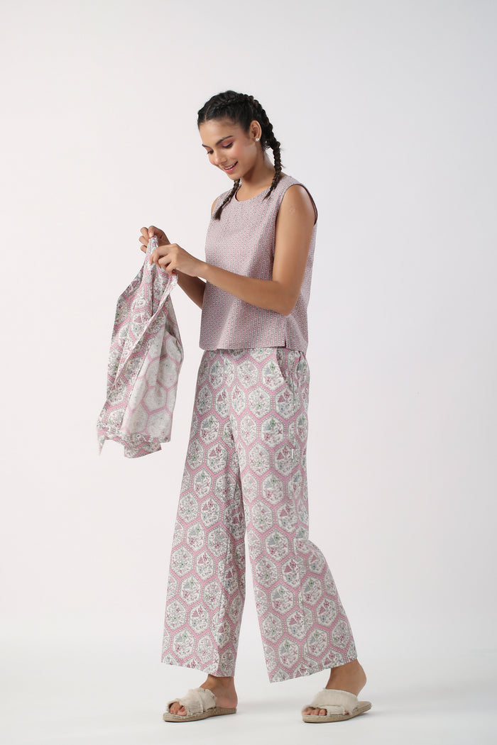 Airy Elegance Cotton Three Piece Set