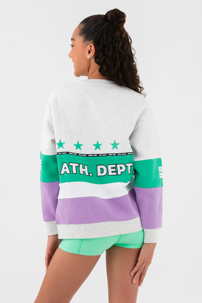 All-Stars Sweater in Snow Grey - Back View