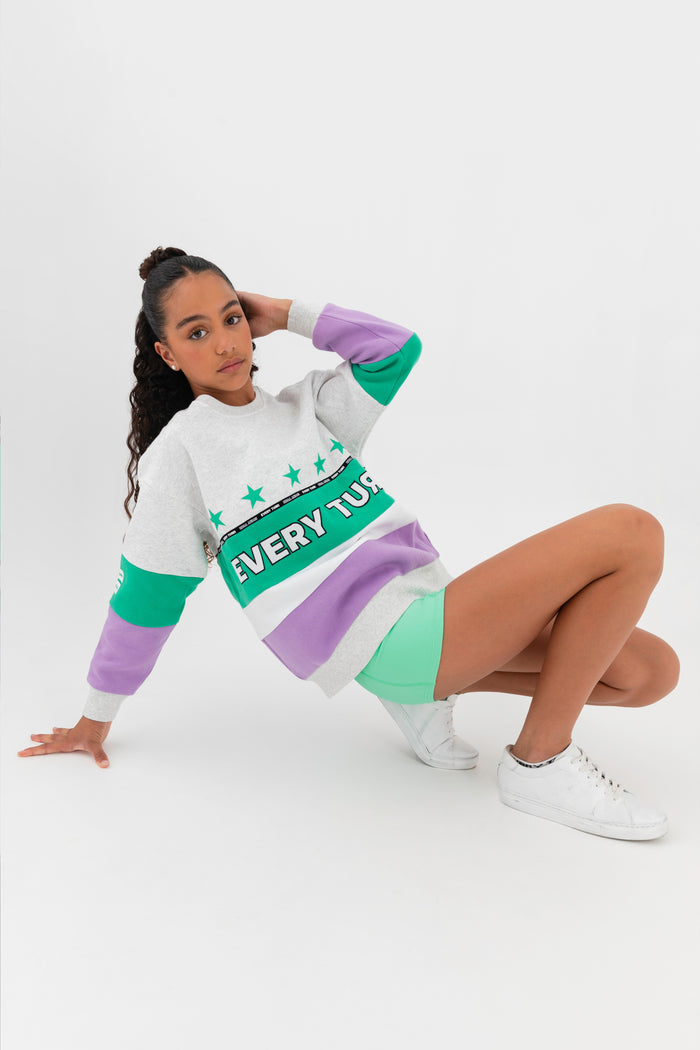All-Stars Sweater in Snow Grey - Detail