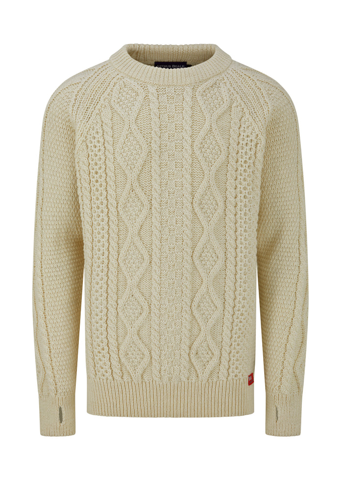 Arthur Beale Aran Woollen Jumper