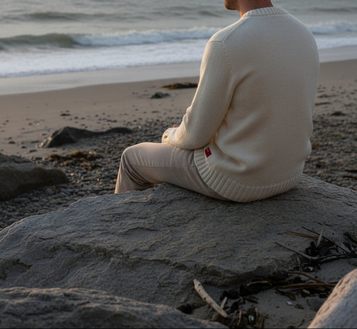 Arthur Beale Oiled Wool Pelmo® Jumper