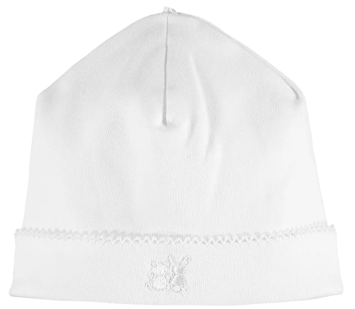 Ashton Unisex White Babygrow and Hat Set