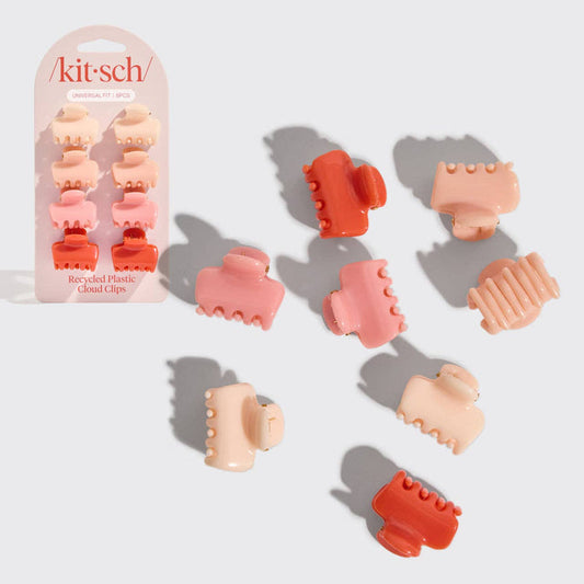 Assorted Cherry Blossom Recycled Mini Cloud Clips| 8pc Set